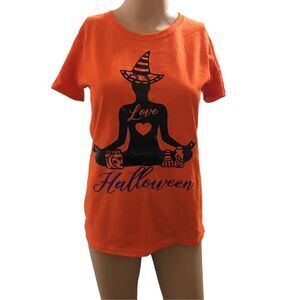 Love Halloween  Retro Custom T Shirt S